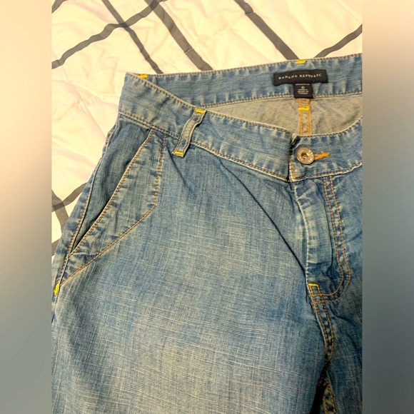 Banana Republic Women’s Crop Wide Leg Jeans. Size 6 - Picture 6 of 13